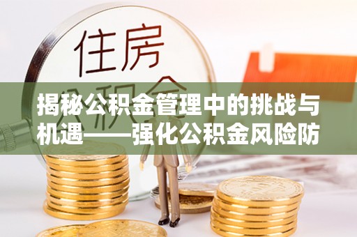 旺苍揭秘公积金管理中的挑战与机遇——强化公积金风险防控的多维策略