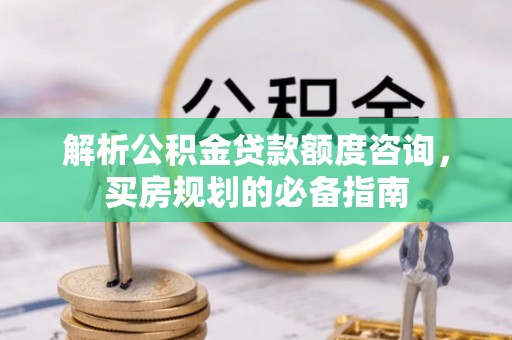 旺苍解析公积金贷款额度咨询，买房规划的必备指南