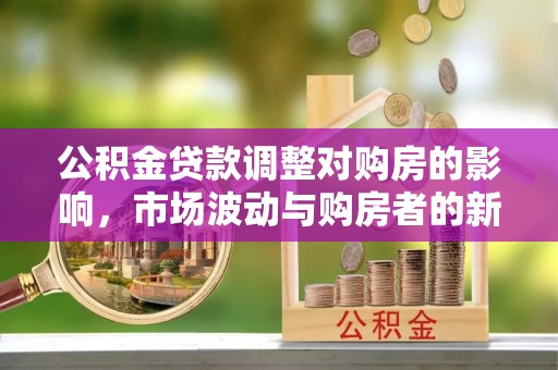 旺苍公积金贷款调整对购房的影响，市场波动与购房者的新选择