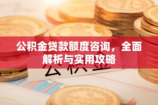 旺苍公积金贷款额度咨询，全面解析与实用攻略