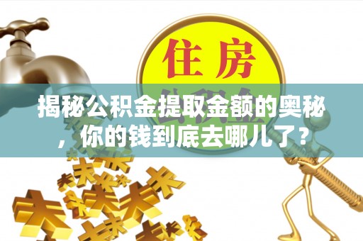 旺苍揭秘公积金提取金额的奥秘，你的钱到底去哪儿了？