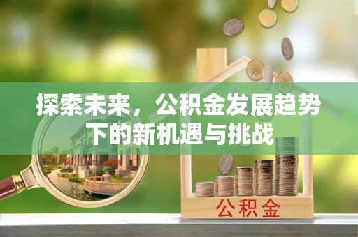 旺苍探索未来，公积金发展趋势下的新机遇与挑战
