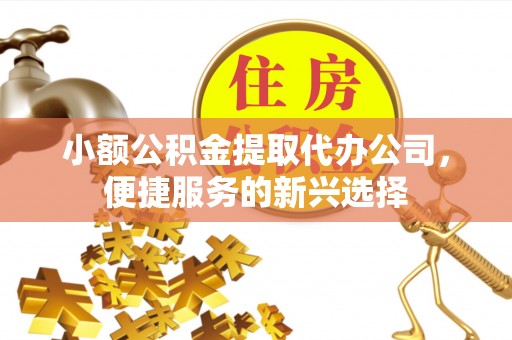 旺苍小额公积金提取代办公司，便捷服务的新兴选择