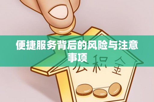 旺苍便捷服务背后的风险与注意事项